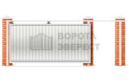 Ворота без автоматики откатные 2200×2500 ВЭ-5265
